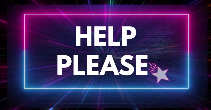 Copy of HELPING PLEASE | PosterMyWall