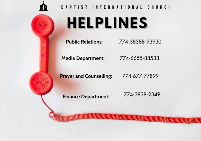 Helpline Flyers Template | PosterMyWall