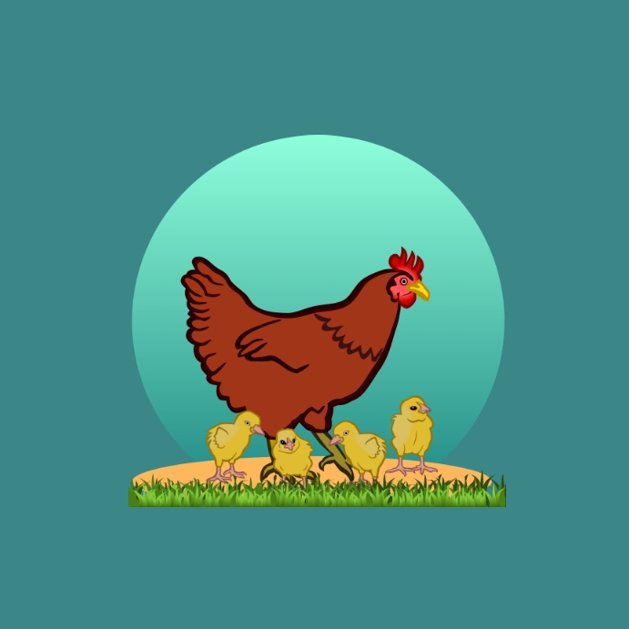 Hen Template | PosterMyWall