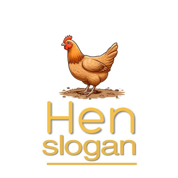 Copy of Hen logo | PosterMyWall