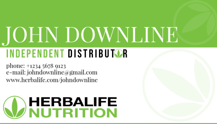 Herbalife Business Card Dinstributor Template | PosterMyWall herbalife-business-card-dinstributor-template-postermywall