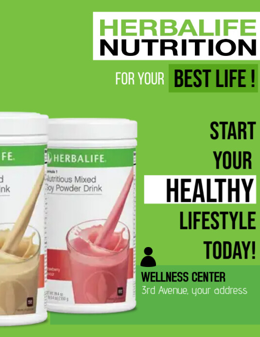 herbalife flyer 03 Template PosterMyWall