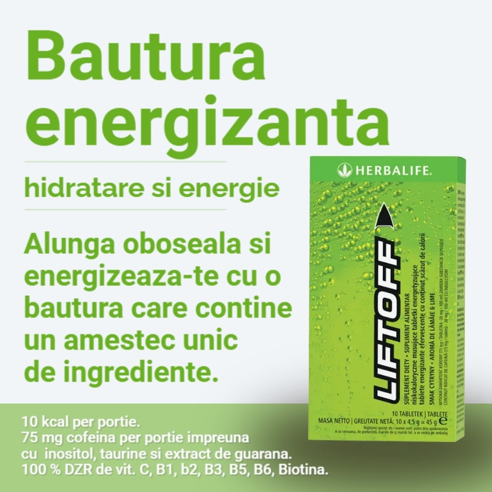 HERBALIFE LIFTOFF BAUTURA ENERGIZANTA Templat | PosterMyWall