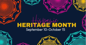 紫色 Hispanic Heritage Month ภาพที่แชร์บน Facebook Template