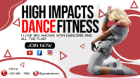High Impact Dance Fitness Promo Miniatura na YouTube template