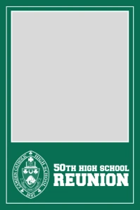 High School Class Reunion 4x6 Photo Frame Template Spanduk 4' × 6'