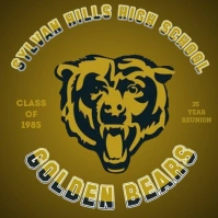 High School Class Reunion w/ Mascot Logo template