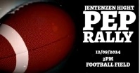 HIGH SCHOOL PEP RALLY EVENT DESIGN TEMPLATE Facebook Shared Image