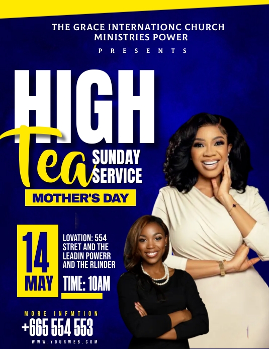 Plantilla de High tea | PosterMyWall