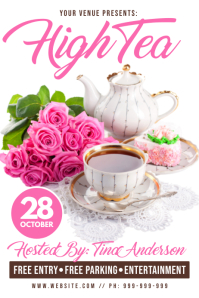 1,240+ high tea Customizable Design Templates | PosterMyWall