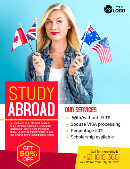 Higher Education Ad Template | PosterMyWall