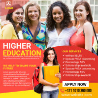 Higher Education Ad Template | PosterMyWall