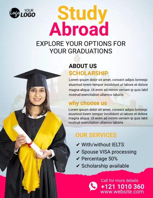 Higher Education Ad Template | PosterMyWall