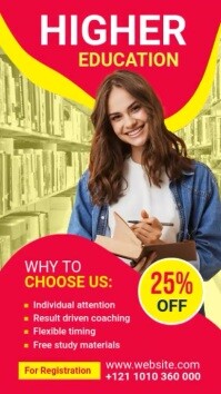 Higher Education Ad Template | PosterMyWall
