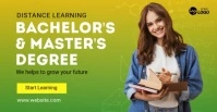 Higher Education Banner ad Template Publicité Facebook
