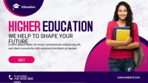 Higher Education Banner Post Template