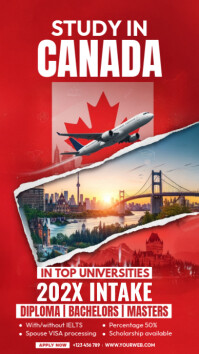 Higher Education Canada Instagram Story template