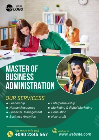 Higher Education Flyer A5 template