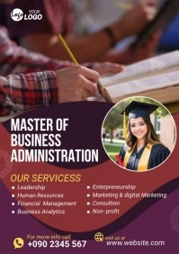 Higher Education Flyer A5 template