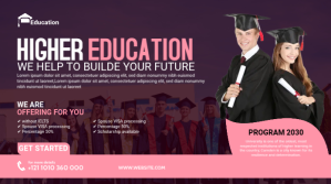 Higher Education Twitter Post Wpis na Twittera template