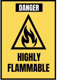 Flammable Editable Highly flammable flyer Template | PosterMyWall
