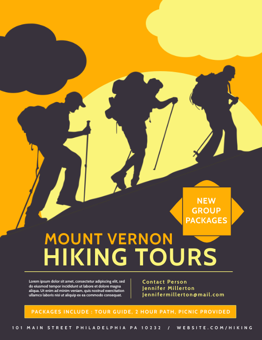 Hiking Template PosterMyWall