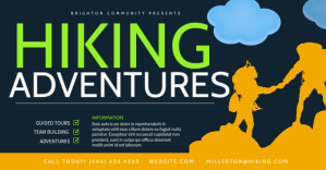 Hiking Facebook Shared Image template