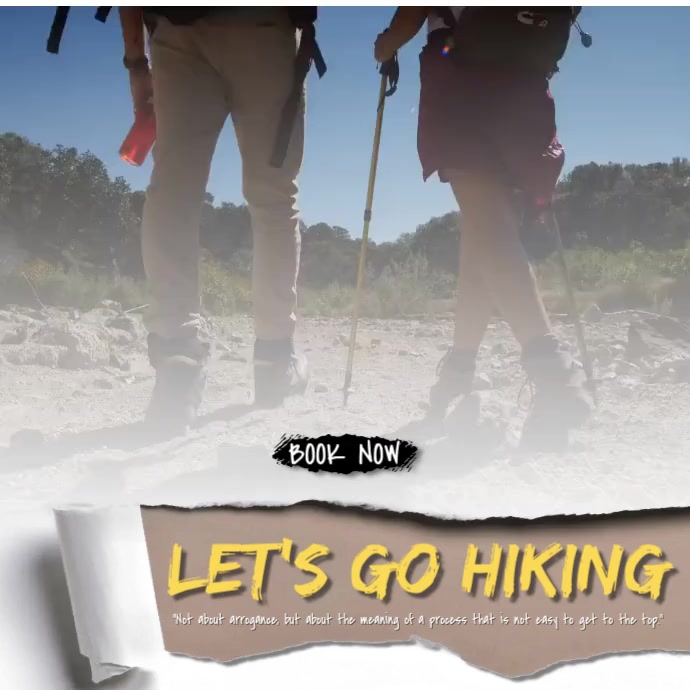 Hiking Instagram 帖子 template