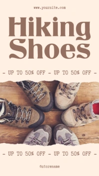 Hiking Shoes Sale - Instagram Story Template