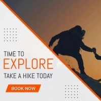 hiking11 Instagram Post template