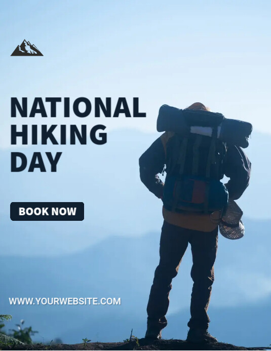 hiking6 Flyer (US Letter) template