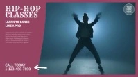 Hip-Hop Dance Classes Ad Digitale display (16:9) template