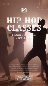 Hip-Hop Dance Classes Insta Story template