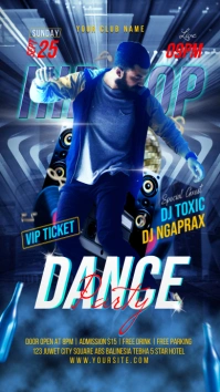 Hip Hop Dance Party Instagram Story Template