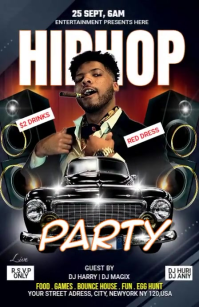 HIP HOP Tabloid template