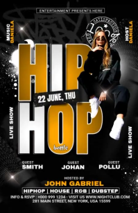 HIP-HOP Tabloid template