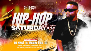 Hip hop dj party Pantalla Digital (16:9) template