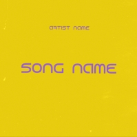 Yellow Song mixtape Album Cover Template | PosterMyWall