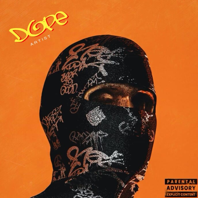Hip Hop Modern Album Cover Video Template PosterMyWall