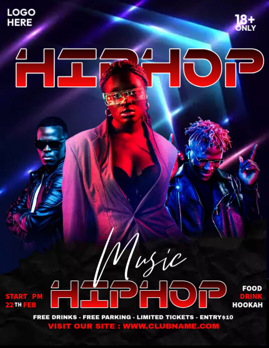 Hip Hop Music Ads Template | PosterMyWall