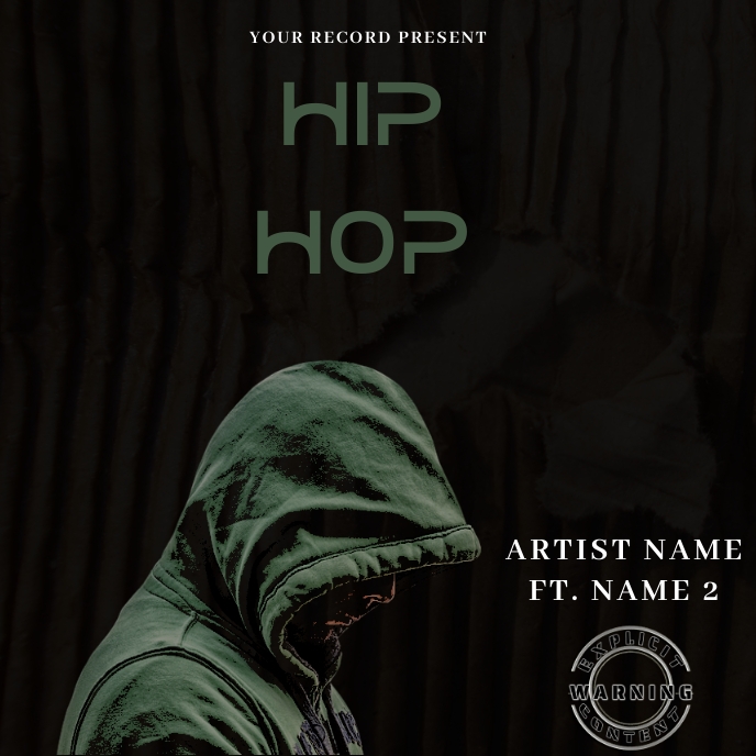 Hip Hop music Mixtape/Album Cover Art Template PosterMyWall