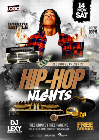 Rap Post Format hip hop rap Template | PosterMyWall