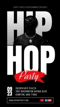 Hip Hop Party Instagram Reel template