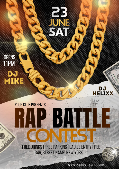 Copy of hip hop rap | PosterMyWall