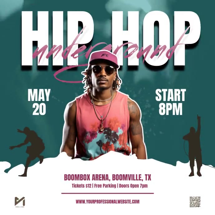 Rap Post Format Hip Hop Rap Festival Template | PosterMyWall