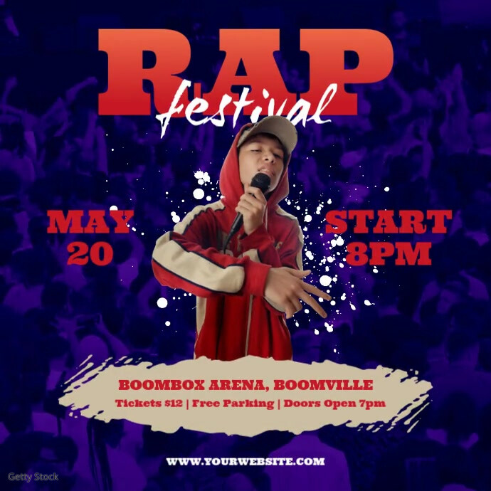 Adds With Rappers Copy of Hip Hop Rap Festival Video Ad | PosterMyWall