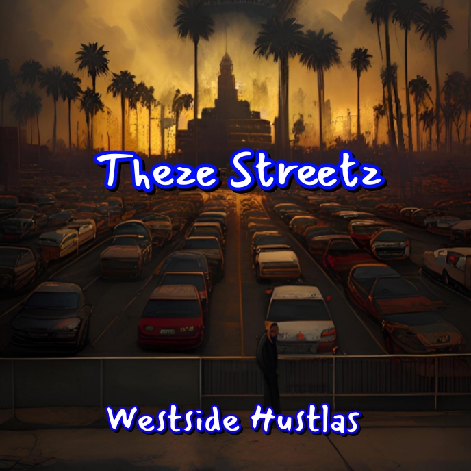 Hip-Hop Rap Gangsta Music Album Cover template