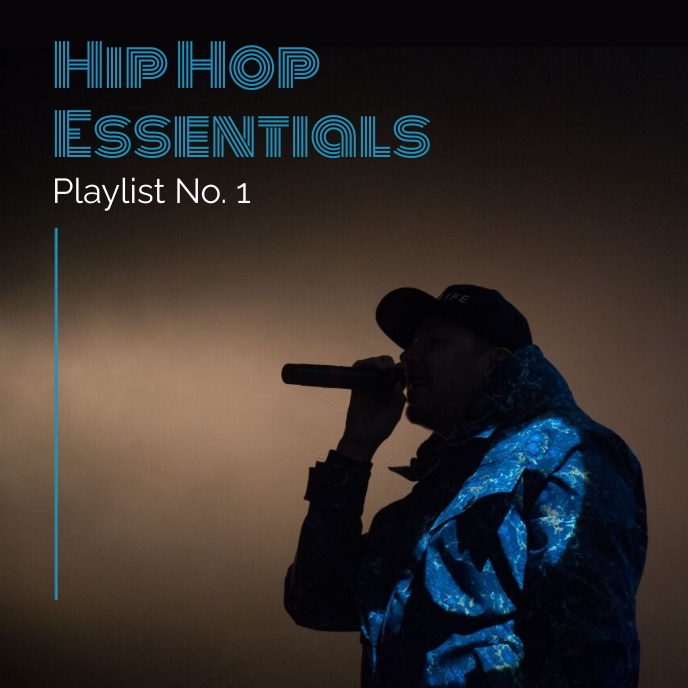 Hip-Hop Spotify Playlist Cover Sampul Album template