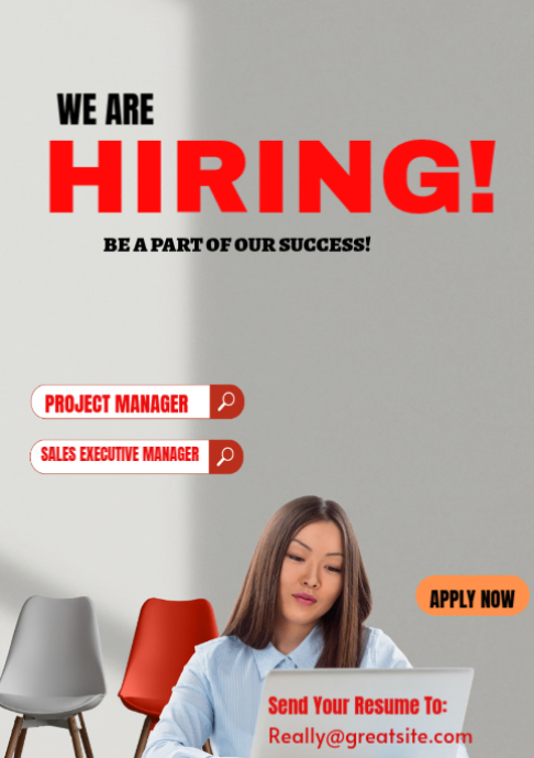 hire a new jobsss poster latest 36789999999 Template | PosterMyWall