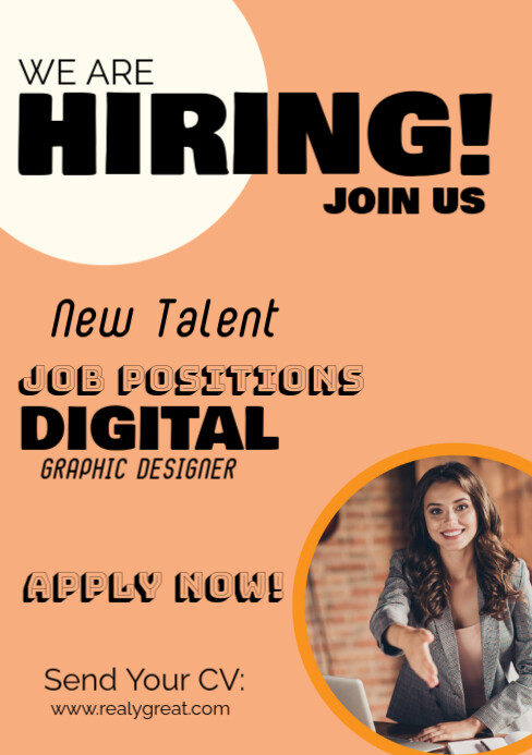 Copy of hiring a job post in graphicsss new 2222222 | PosterMyWall